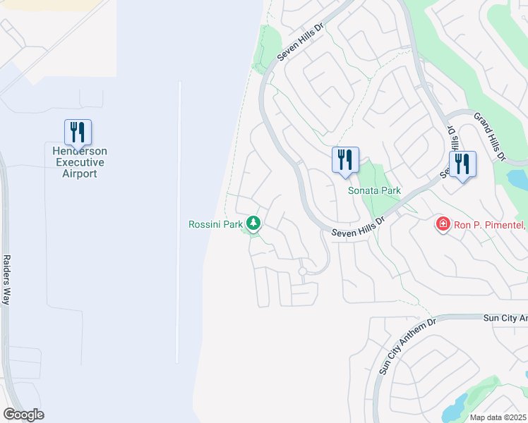 map of restaurants, bars, coffee shops, grocery stores, and more near 3184 Dusty Moon Avenue in Henderson