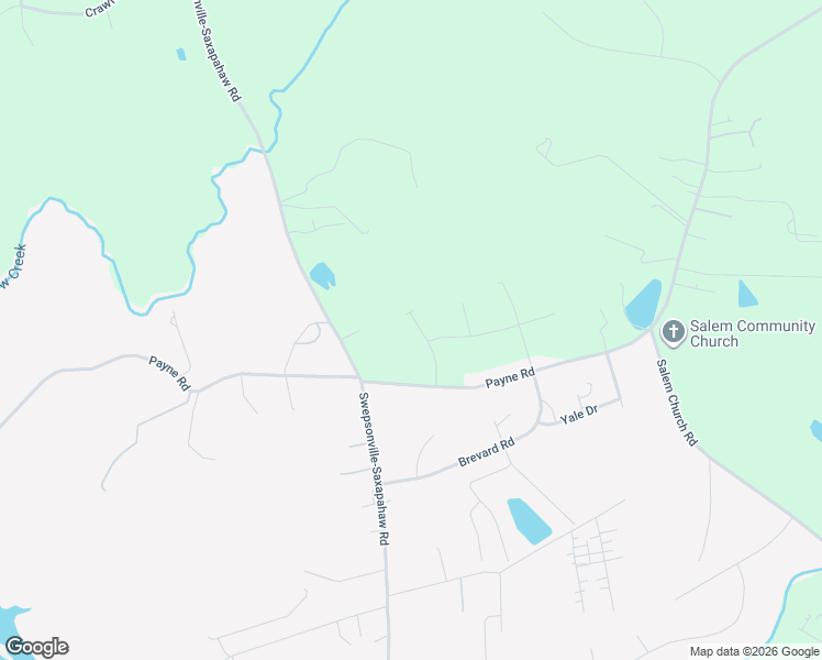 map of restaurants, bars, coffee shops, grocery stores, and more near 2130 Crosswind Drive in Graham