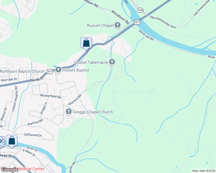 map of restaurants, bars, coffee shops, grocery stores, and more near 779 Warford Road in Newport