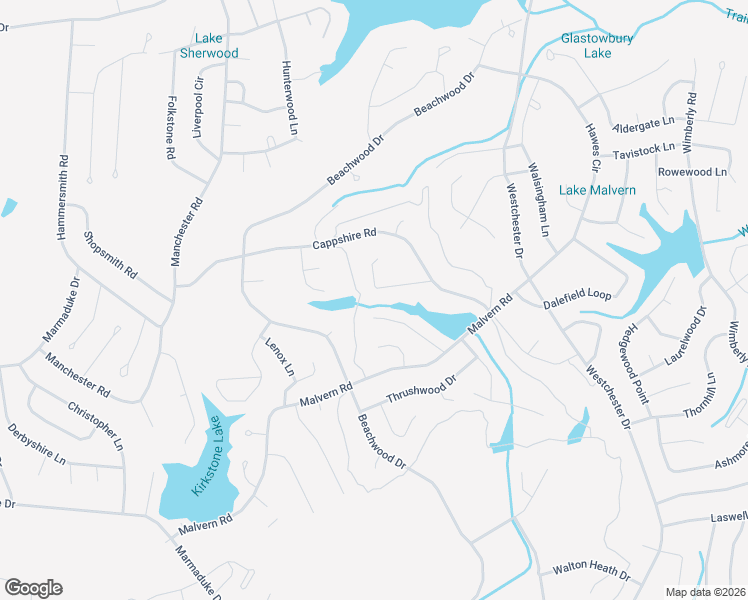 map of restaurants, bars, coffee shops, grocery stores, and more near 25 Andover Lane in Crossville