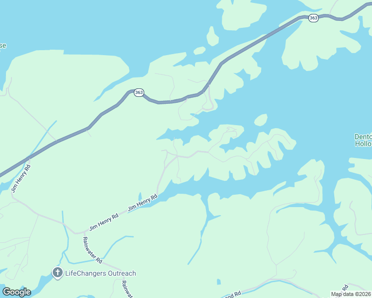 map of restaurants, bars, coffee shops, grocery stores, and more near 2476 Jim Henry Road in Dandridge