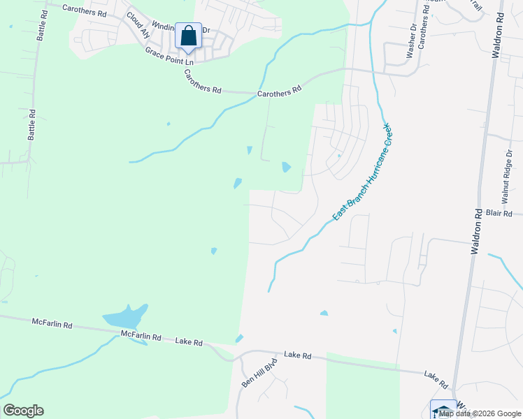 map of restaurants, bars, coffee shops, grocery stores, and more near 1140-1204 Princeton Hills Drive in Nolensville