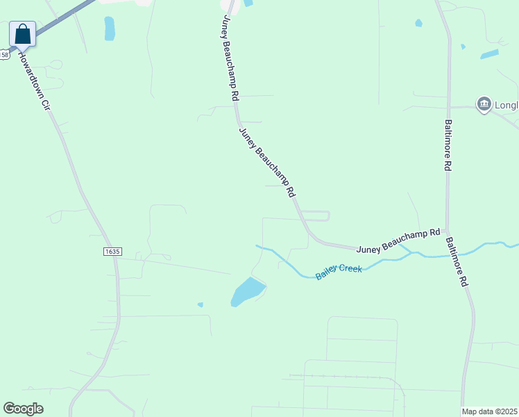 map of restaurants, bars, coffee shops, grocery stores, and more near 486 Juney Beauchamp Road in Advance