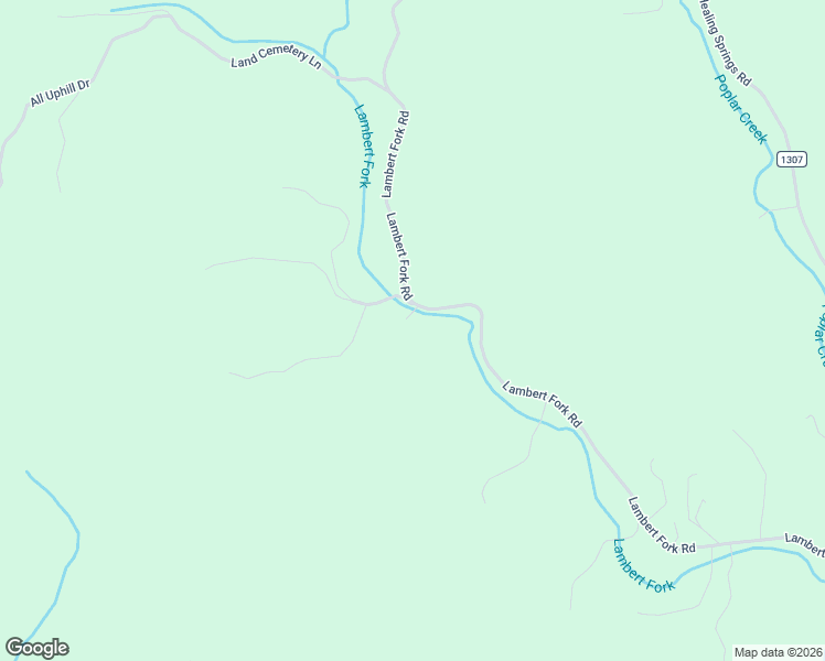 map of restaurants, bars, coffee shops, grocery stores, and more near 1587 Lambert Fork Road in Taylorsville