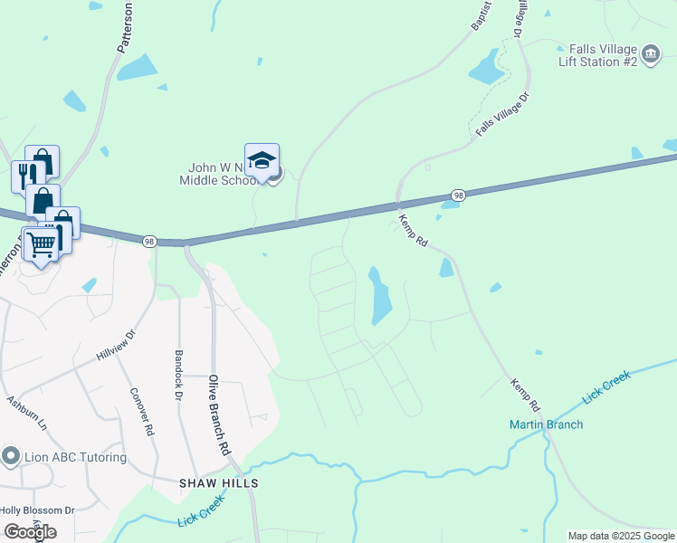 map of restaurants, bars, coffee shops, grocery stores, and more near 5432 Wake Forest Highway in Durham