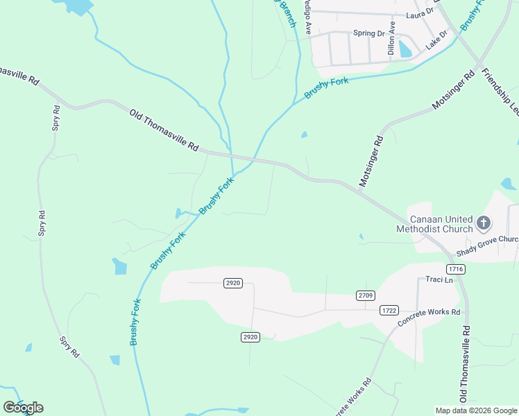 map of restaurants, bars, coffee shops, grocery stores, and more near 256 Punkin Ridge Lane in Winston-Salem