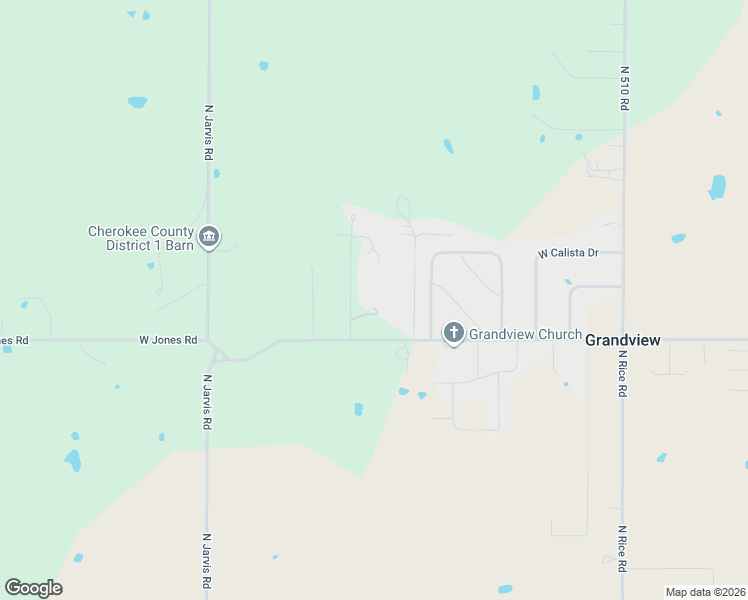 map of restaurants, bars, coffee shops, grocery stores, and more near 13956 North 503 Road in Tahlequah