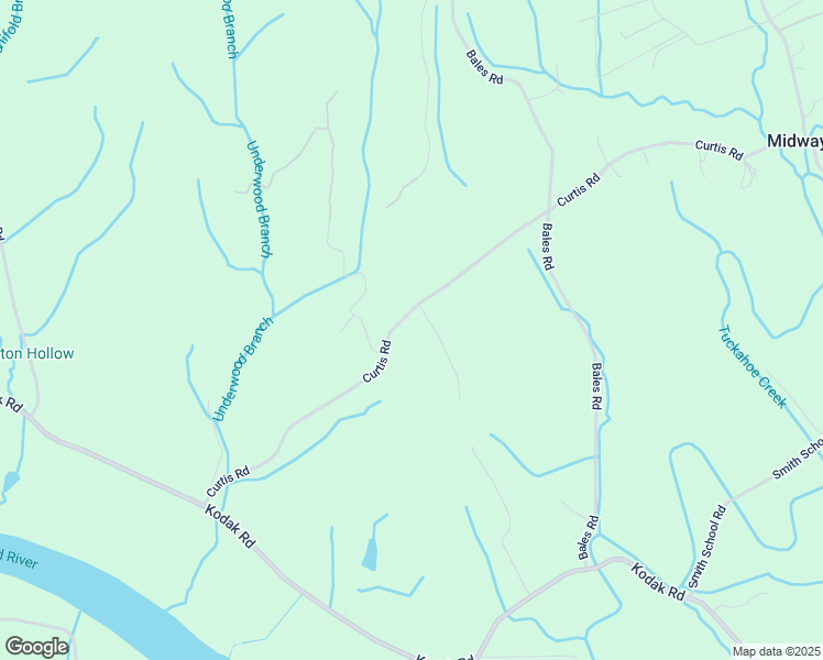 map of restaurants, bars, coffee shops, grocery stores, and more near 8628 Curtis Road in Knoxville
