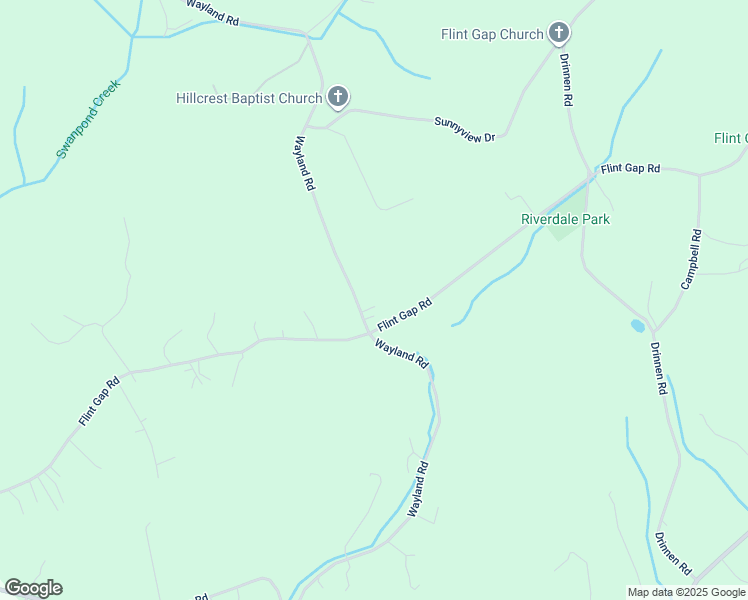 map of restaurants, bars, coffee shops, grocery stores, and more near 2318 Wayland Road in Knoxville