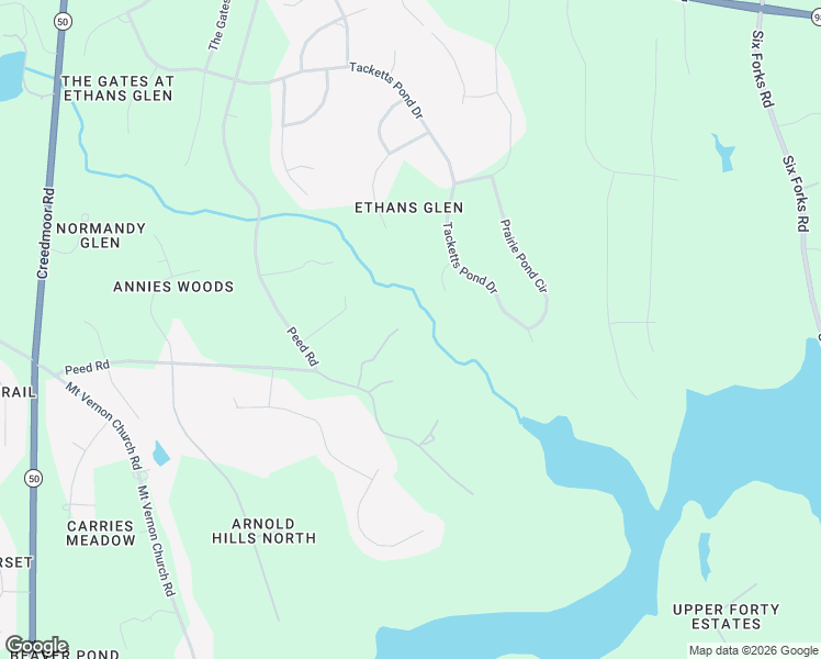 map of restaurants, bars, coffee shops, grocery stores, and more near 11428 Peed Dead End Road in Raleigh