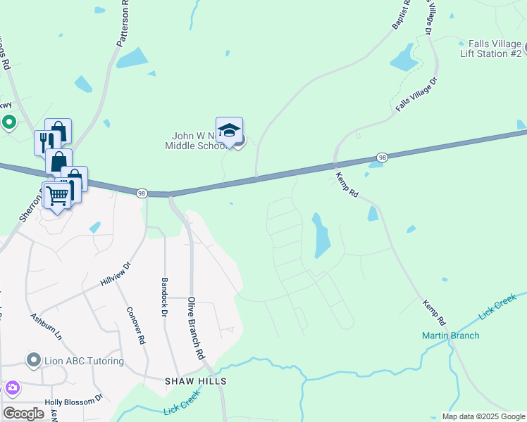 map of restaurants, bars, coffee shops, grocery stores, and more near 5432 Wake Forest Highway in Durham