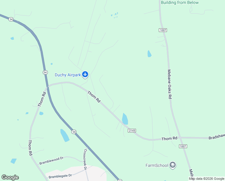 map of restaurants, bars, coffee shops, grocery stores, and more near 5604 Gouden Lane in Mebane