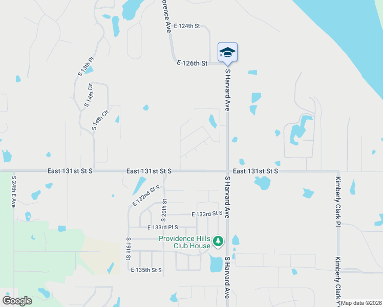 map of restaurants, bars, coffee shops, grocery stores, and more near 2724-3298 East 131st Street South in Bixby