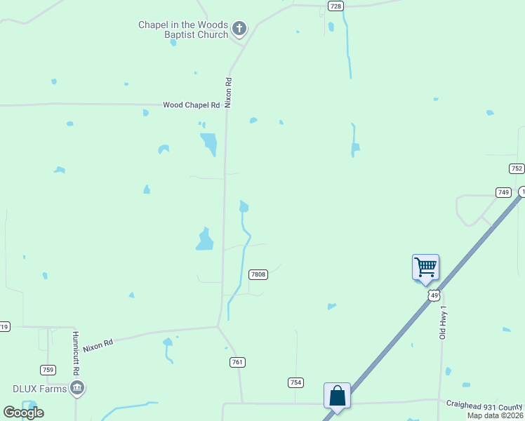 map of restaurants, bars, coffee shops, grocery stores, and more near 850 Gr 728 Road in Paragould