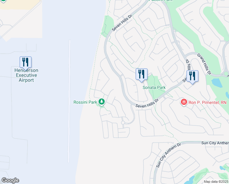 map of restaurants, bars, coffee shops, grocery stores, and more near 3153 Dusty Moon Avenue in Henderson