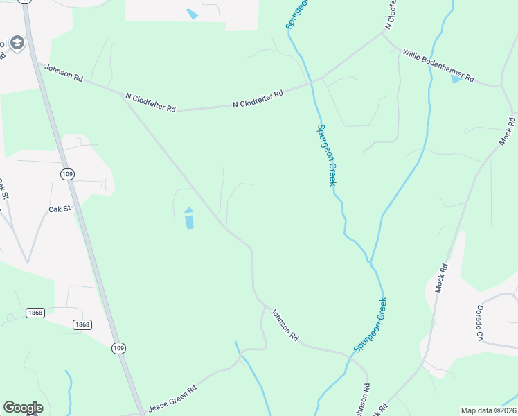 map of restaurants, bars, coffee shops, grocery stores, and more near 134 Nubbin Ridge Road in High Point