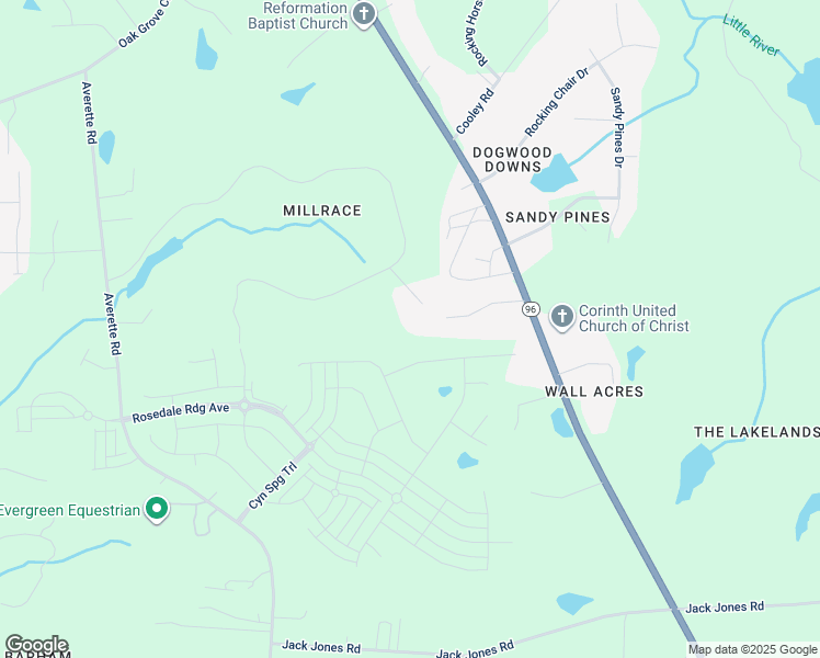 map of restaurants, bars, coffee shops, grocery stores, and more near 7101 Mallard Crossing Way in Wake Forest