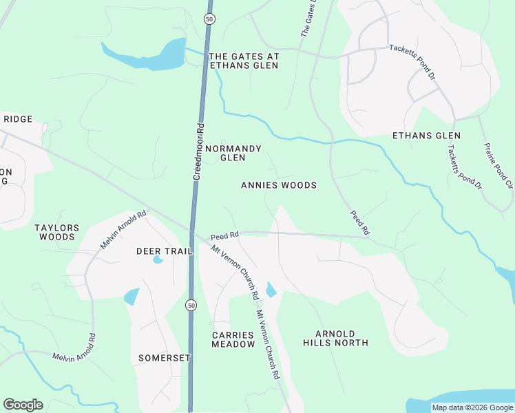 map of restaurants, bars, coffee shops, grocery stores, and more near 11607 John Allen Road in Raleigh