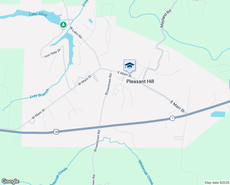 map of restaurants, bars, coffee shops, grocery stores, and more near 83 Heritage Loop in Crossville