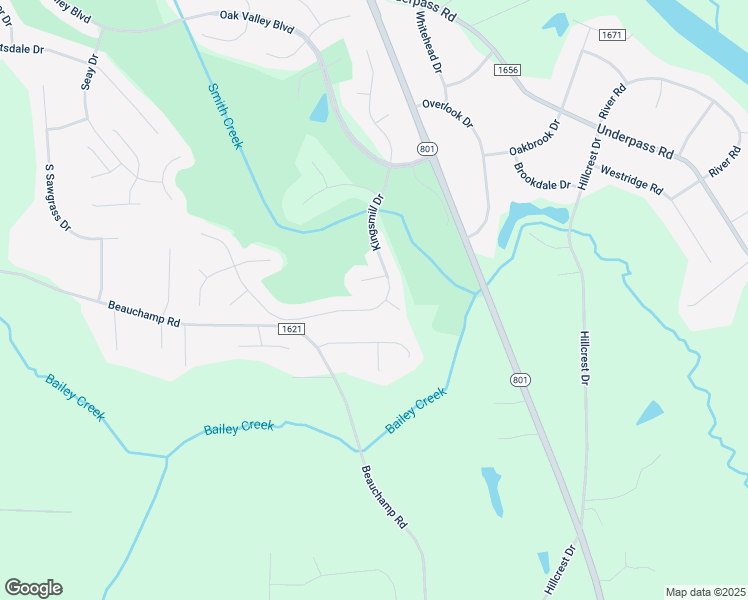 map of restaurants, bars, coffee shops, grocery stores, and more near 252 Kingsmill Drive in Advance