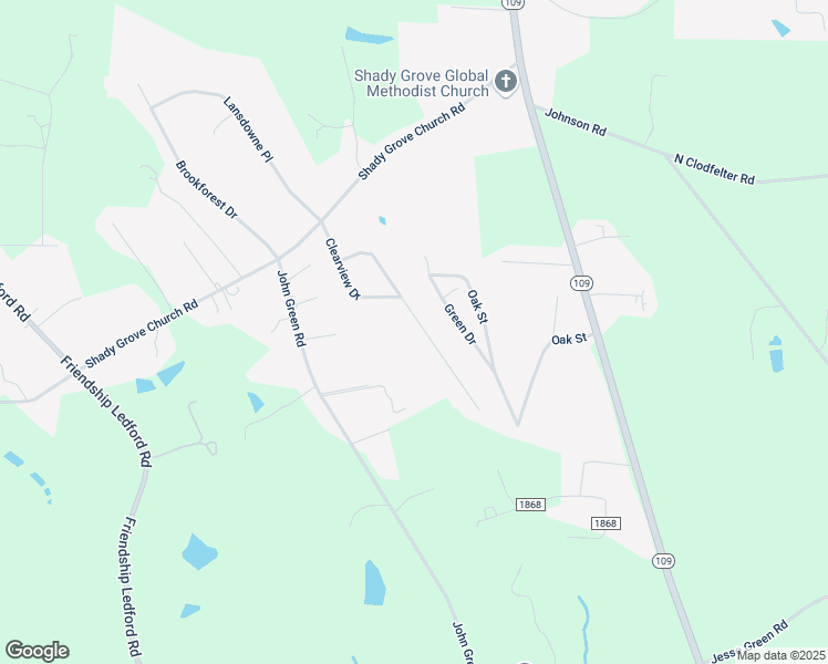 map of restaurants, bars, coffee shops, grocery stores, and more near 430 Clearview Drive in Winston-Salem