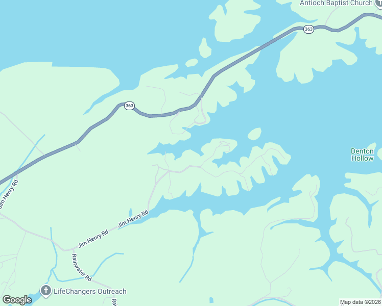 map of restaurants, bars, coffee shops, grocery stores, and more near 2476 Jim Henry Road in Dandridge