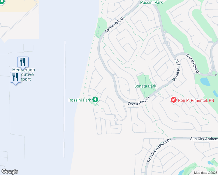 map of restaurants, bars, coffee shops, grocery stores, and more near 3142 Dusty Moon Avenue in Henderson