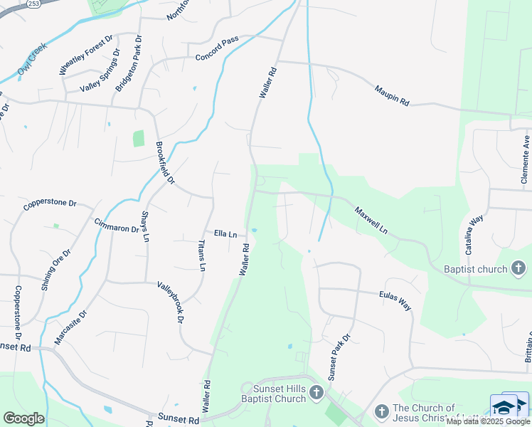 map of restaurants, bars, coffee shops, grocery stores, and more near 9907 Maxwell Lane in Brentwood