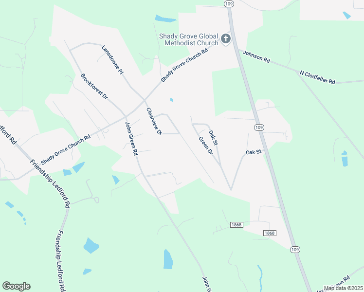 map of restaurants, bars, coffee shops, grocery stores, and more near 430 Clearview Drive in Winston-Salem