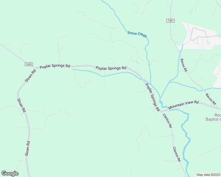 map of restaurants, bars, coffee shops, grocery stores, and more near 35 Springs Mountain Lane in Statesville