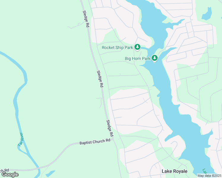 map of restaurants, bars, coffee shops, grocery stores, and more near 110 Cherokee Drive in Louisburg