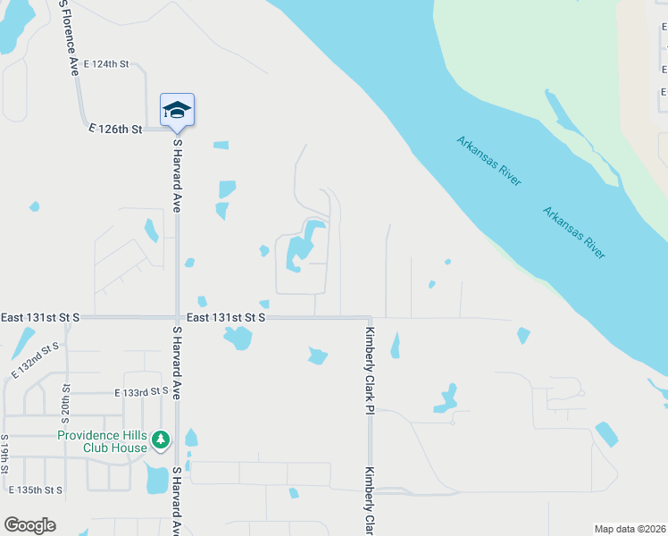 map of restaurants, bars, coffee shops, grocery stores, and more near 2791 EAST 129TH COURT SOUTH in Bixby