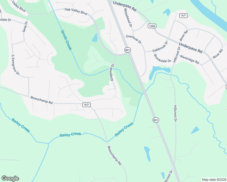 map of restaurants, bars, coffee shops, grocery stores, and more near 222 Kingsmill Drive in Advance