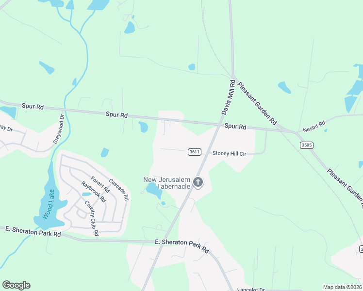 map of restaurants, bars, coffee shops, grocery stores, and more near 719 Stoney Hill Circle in Greensboro
