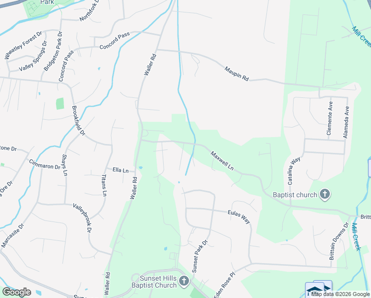 map of restaurants, bars, coffee shops, grocery stores, and more near 9917 Maxwell Lane in Brentwood