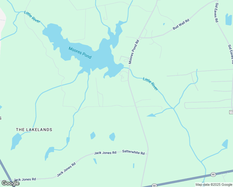 map of restaurants, bars, coffee shops, grocery stores, and more near 1640 Moores Pond Road in Youngsville