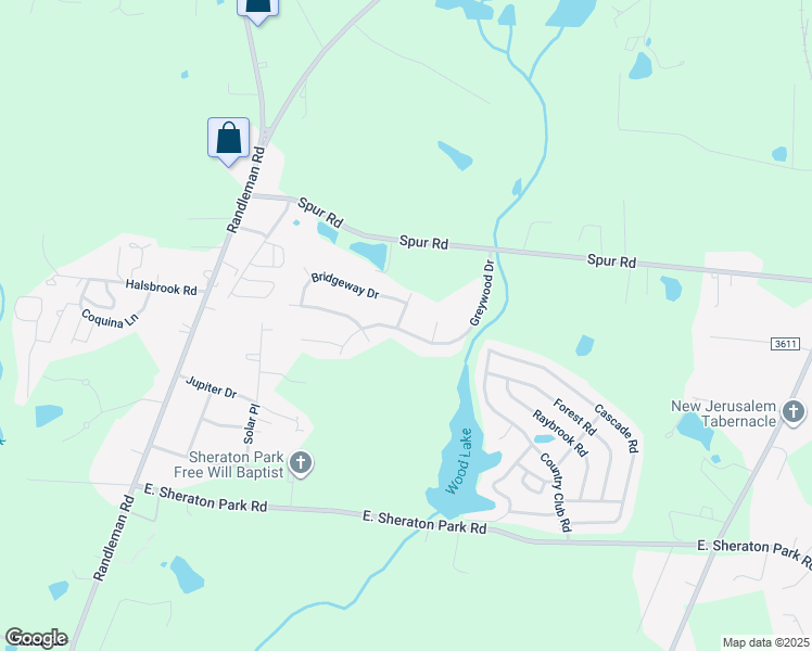 map of restaurants, bars, coffee shops, grocery stores, and more near 5406 Greywood Drive in Greensboro