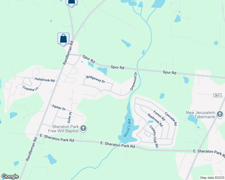map of restaurants, bars, coffee shops, grocery stores, and more near 5406 Greywood Drive in Greensboro