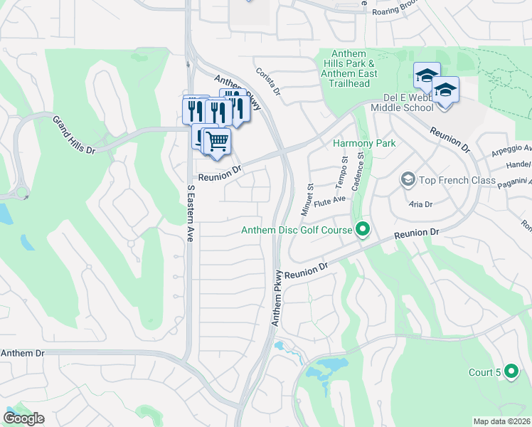 map of restaurants, bars, coffee shops, grocery stores, and more near 2516 Evansville Avenue in Henderson