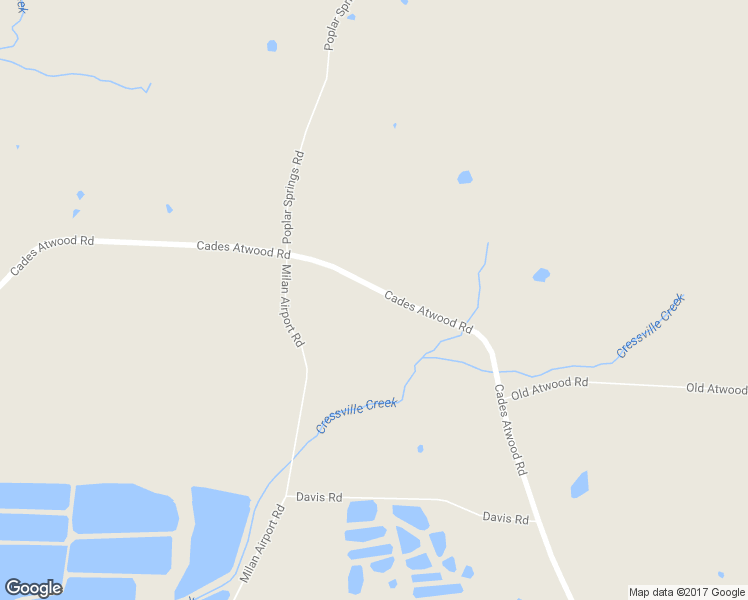 map of restaurants, bars, coffee shops, grocery stores, and more near 215 Cades Atwood Road in Milan