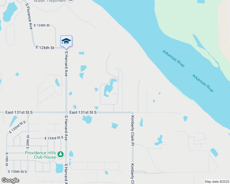 map of restaurants, bars, coffee shops, grocery stores, and more near 2791 East 129th Court South in Bixby