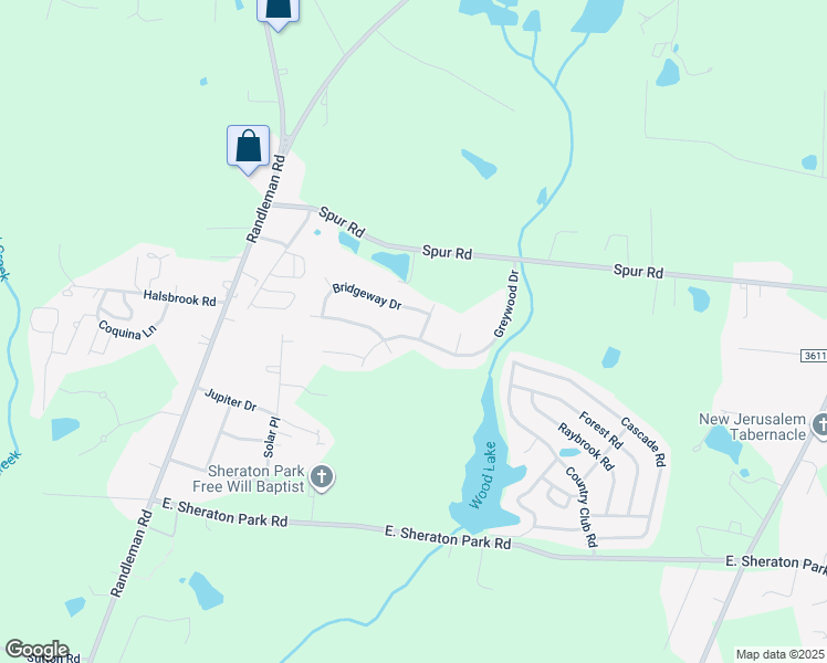 map of restaurants, bars, coffee shops, grocery stores, and more near 5206 Greybark Drive in Greensboro