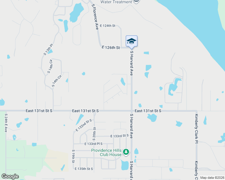map of restaurants, bars, coffee shops, grocery stores, and more near 2724-3298 East 131st Street South in Bixby