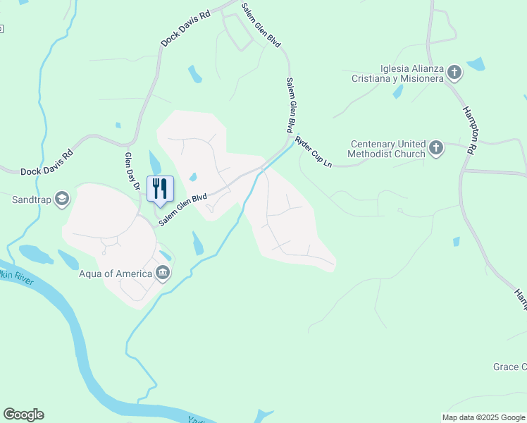 map of restaurants, bars, coffee shops, grocery stores, and more near 1020 Muirfield Avenue in Clemmons