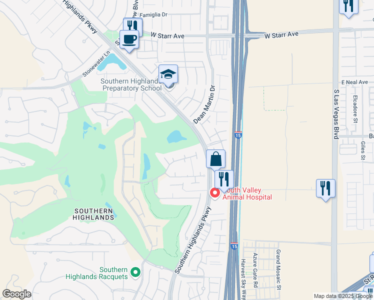 map of restaurants, bars, coffee shops, grocery stores, and more near 11772 Canons Brook Drive in Las Vegas