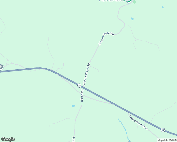 map of restaurants, bars, coffee shops, grocery stores, and more near 342 Johnson Chapel Road in Sparta