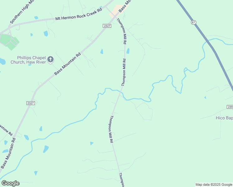 map of restaurants, bars, coffee shops, grocery stores, and more near 3757-3949 Thompson Mill Road in Graham