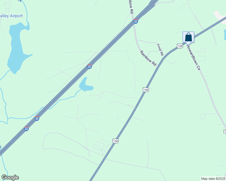 map of restaurants, bars, coffee shops, grocery stores, and more near 135 Livingston Road in Mocksville