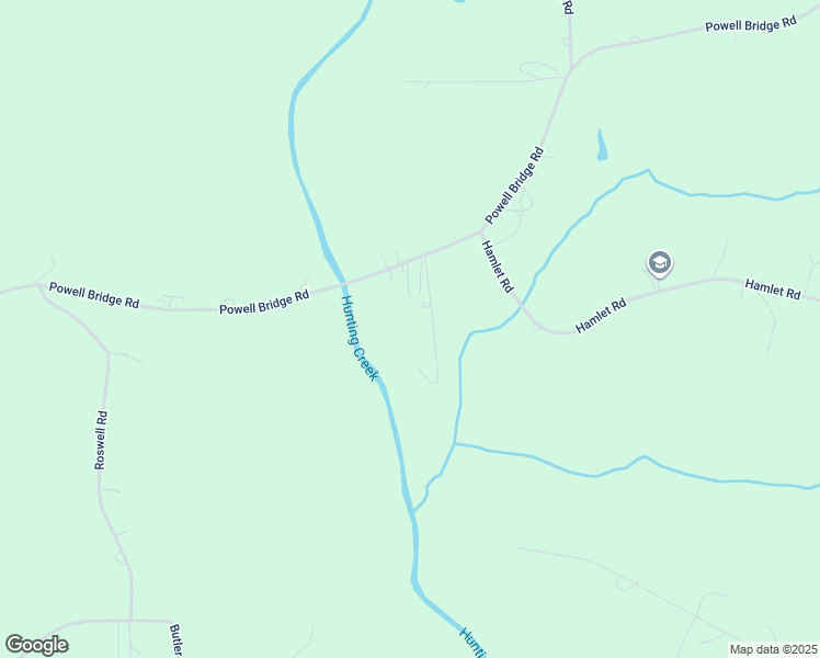 map of restaurants, bars, coffee shops, grocery stores, and more near 572 Powell Bridge Road in Harmony
