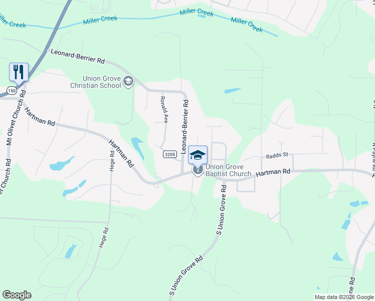 map of restaurants, bars, coffee shops, grocery stores, and more near 218 Leonard-Berrier Rd in Lexington